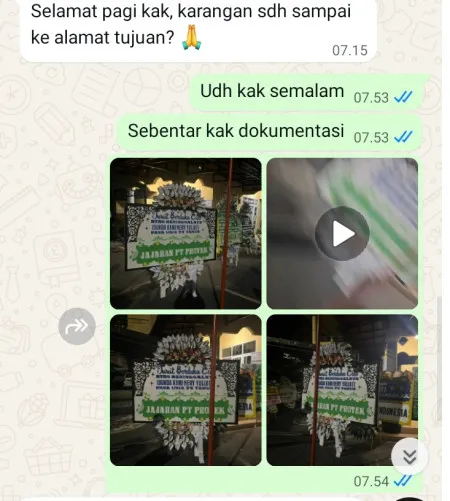 Pengiriman Papan Bunga Selamat Tanjungkerta Kroya