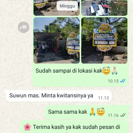 Pengiriman Papan Bunga Duka Tanjungkerta Kroya